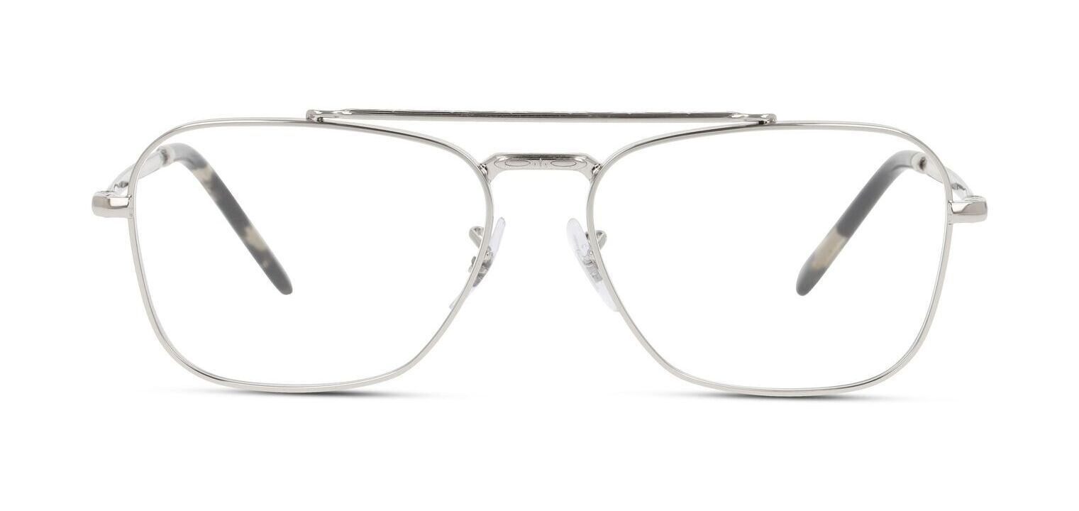Occhiali Uomo Ray-Ban 0RX3636V Rettangolari Argento McOptic