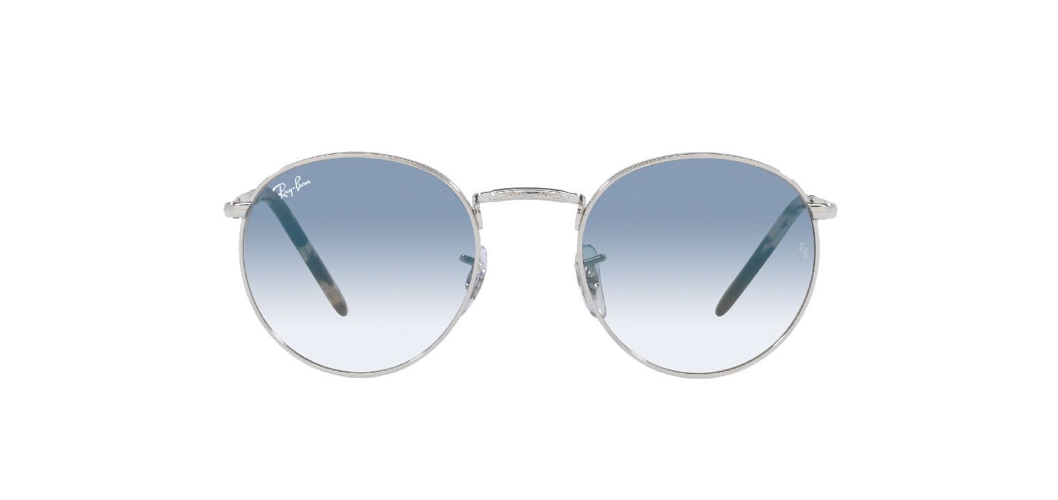 Lunettes de soleil Homme-Femme Ray-Ban 0RB3637 Ronde Argenté