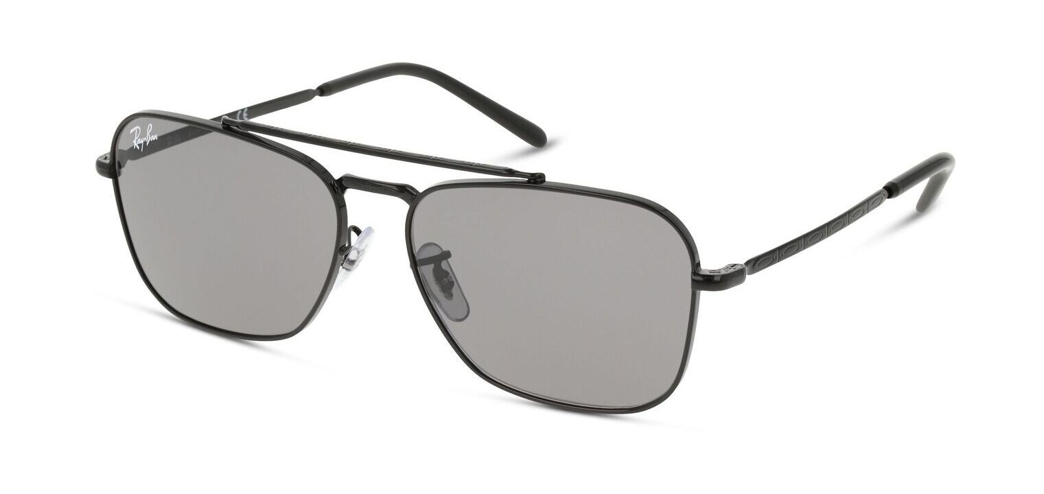 Occhiali da sole Uomo-Donna Ray-Ban 0RB3636 Rettangolari Nero