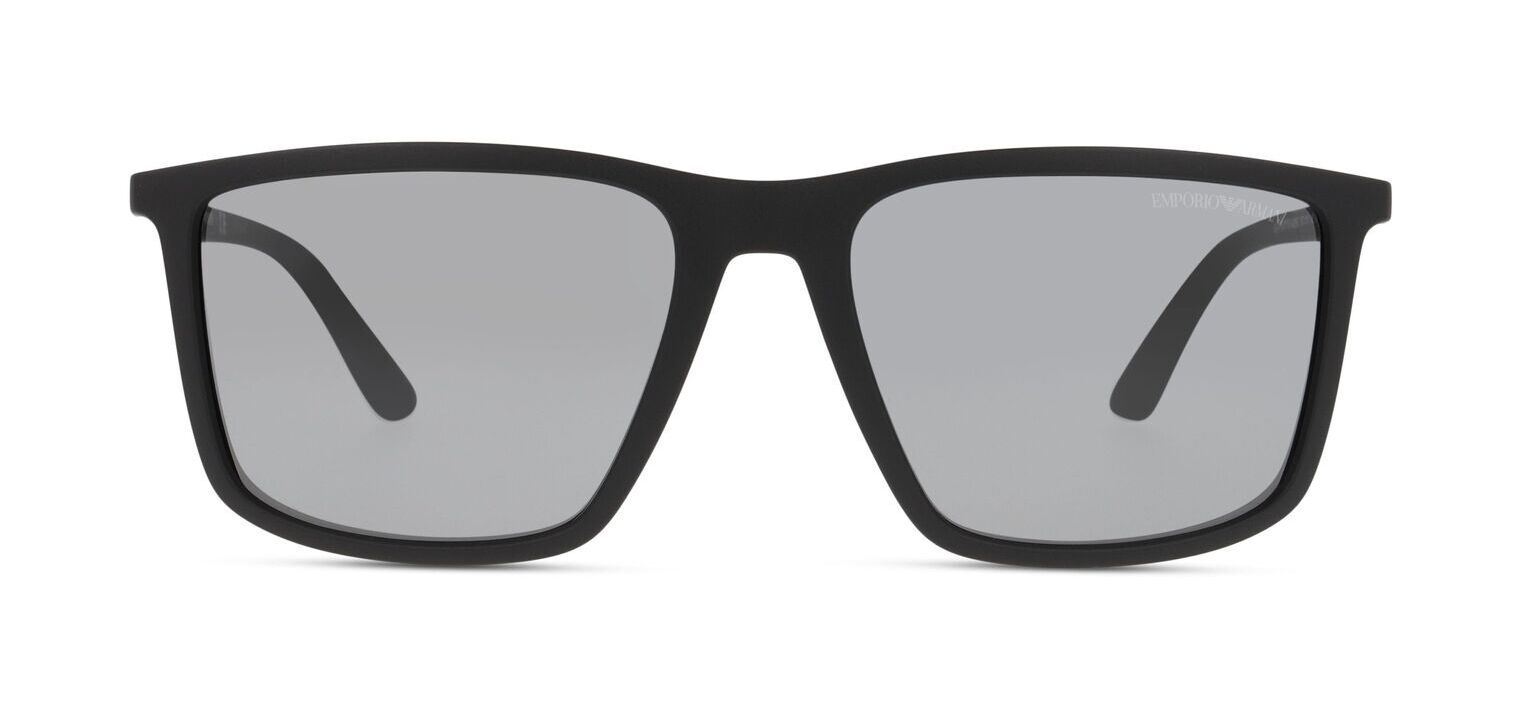 Emporio Armani Rechteckig Sonnenbrillen 0EA4161 Mattschwarz für Herren