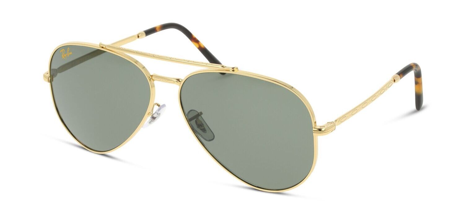 Lunettes de soleil Homme-Femme Ray-Ban 0RB3625 Pilot Doré