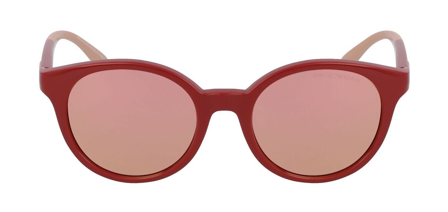 Lunette de soleil hotsell ronde rouge