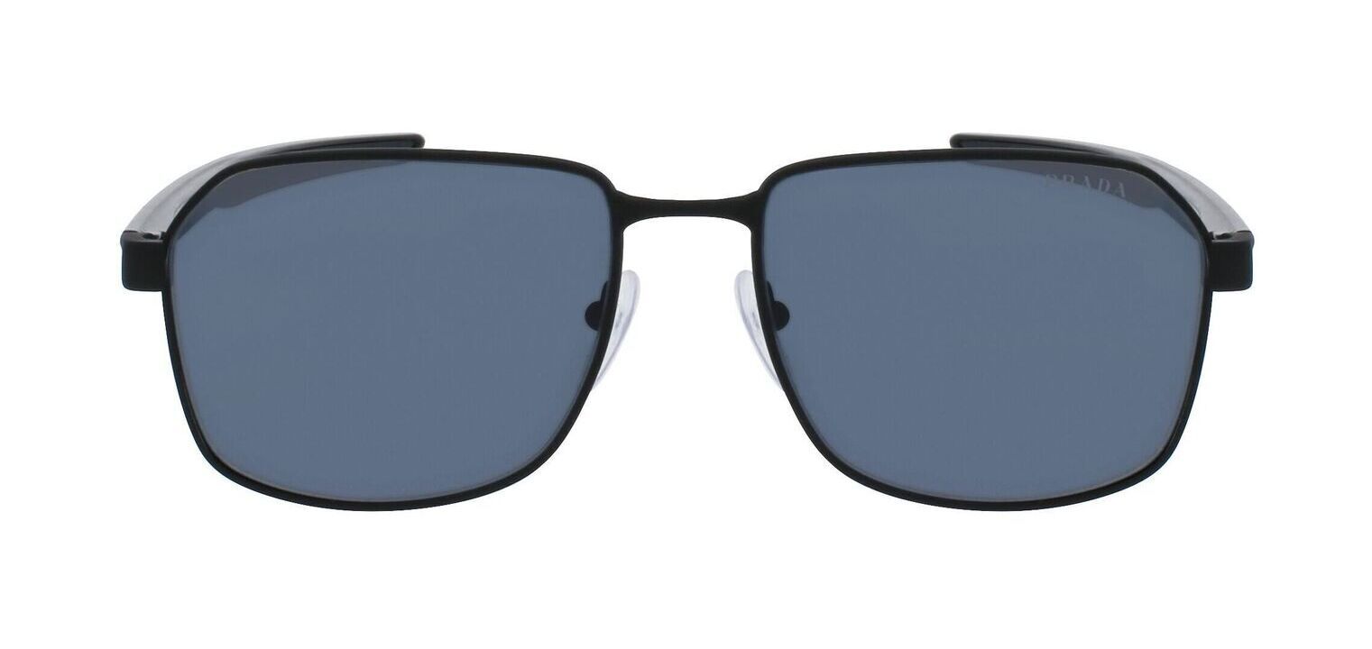 Occhiali da sole Prada Linea Rossa Rettangolari 0PS 54WS Nero da Uomo