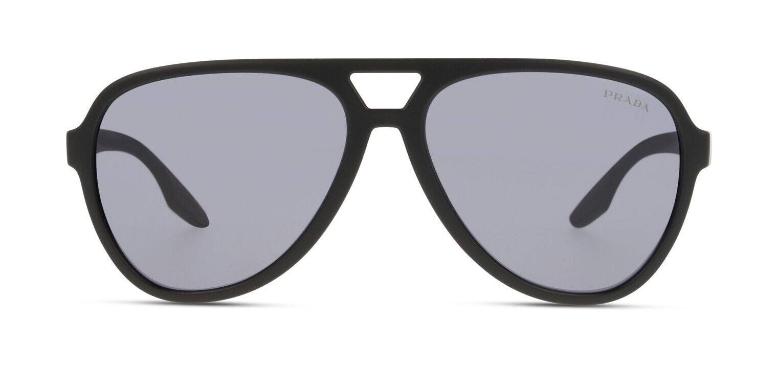 Prada Linea Rossa Aviator Sonnenbrillen 0PS 06WS Schwarz für Herren