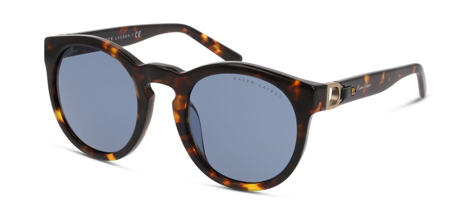 Ralph Lauren Rund Sonnenbrillen 0RL8204QU Havana für Herren