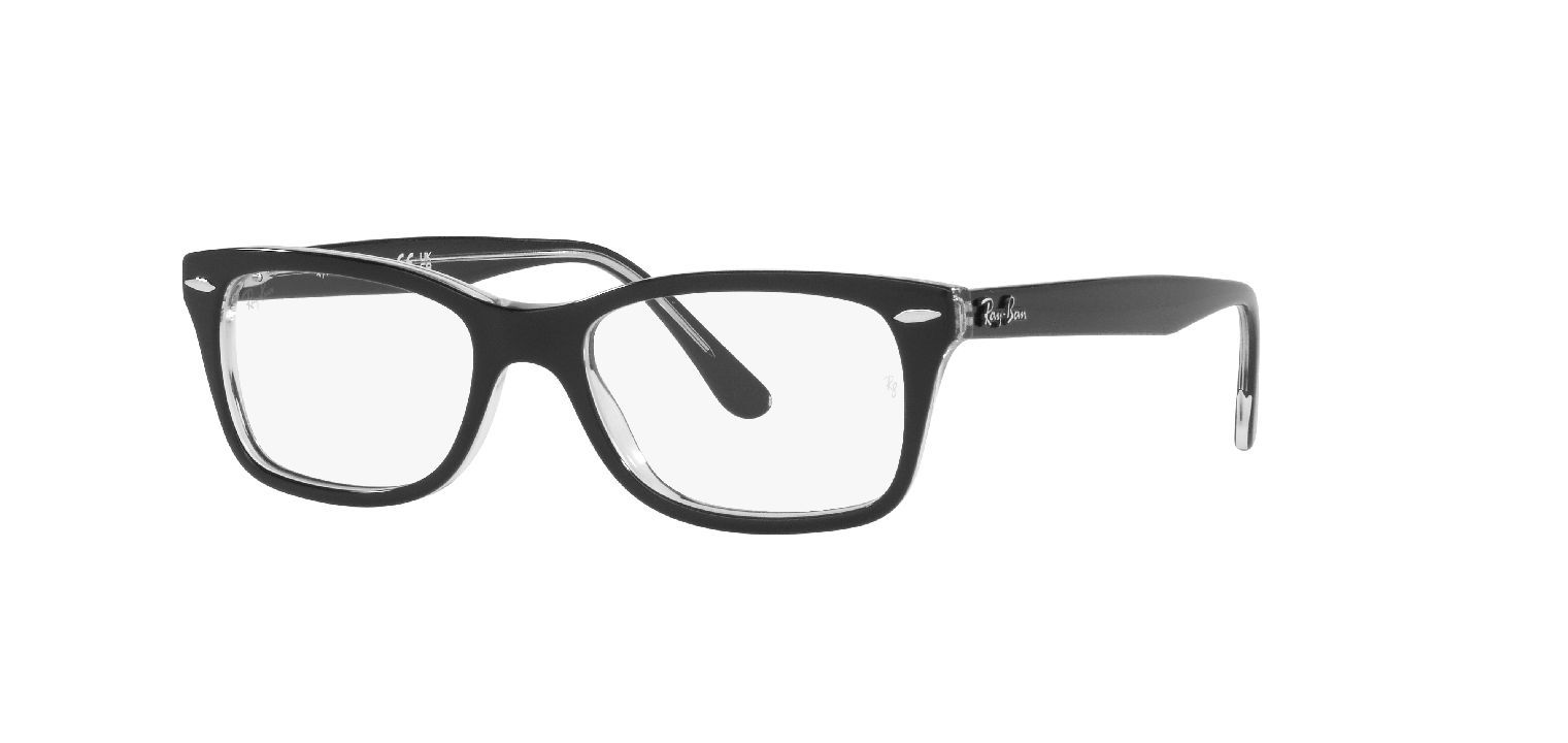 Ray-Ban Brillen Herr-Dame 0RX5428 Quadratisch Schwarz