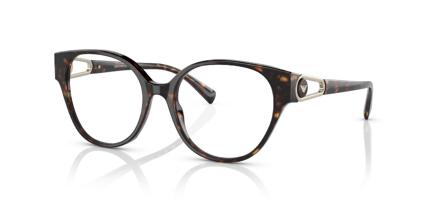 Emporio Armani Rund Brillen 0EA3211 Schildpatt für Damen