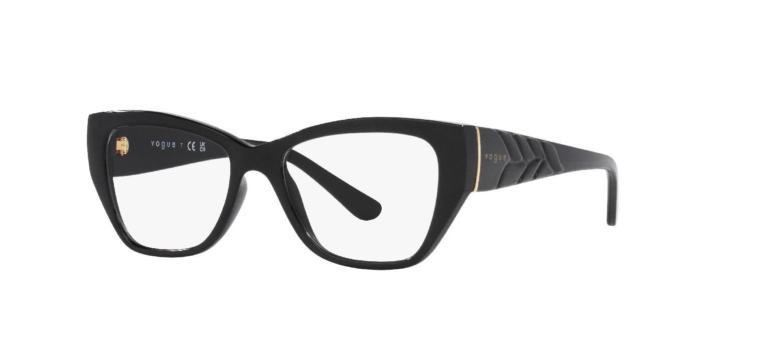 Occhiali Donna Vogue 0VO5483 Butterfly Nero McOptic