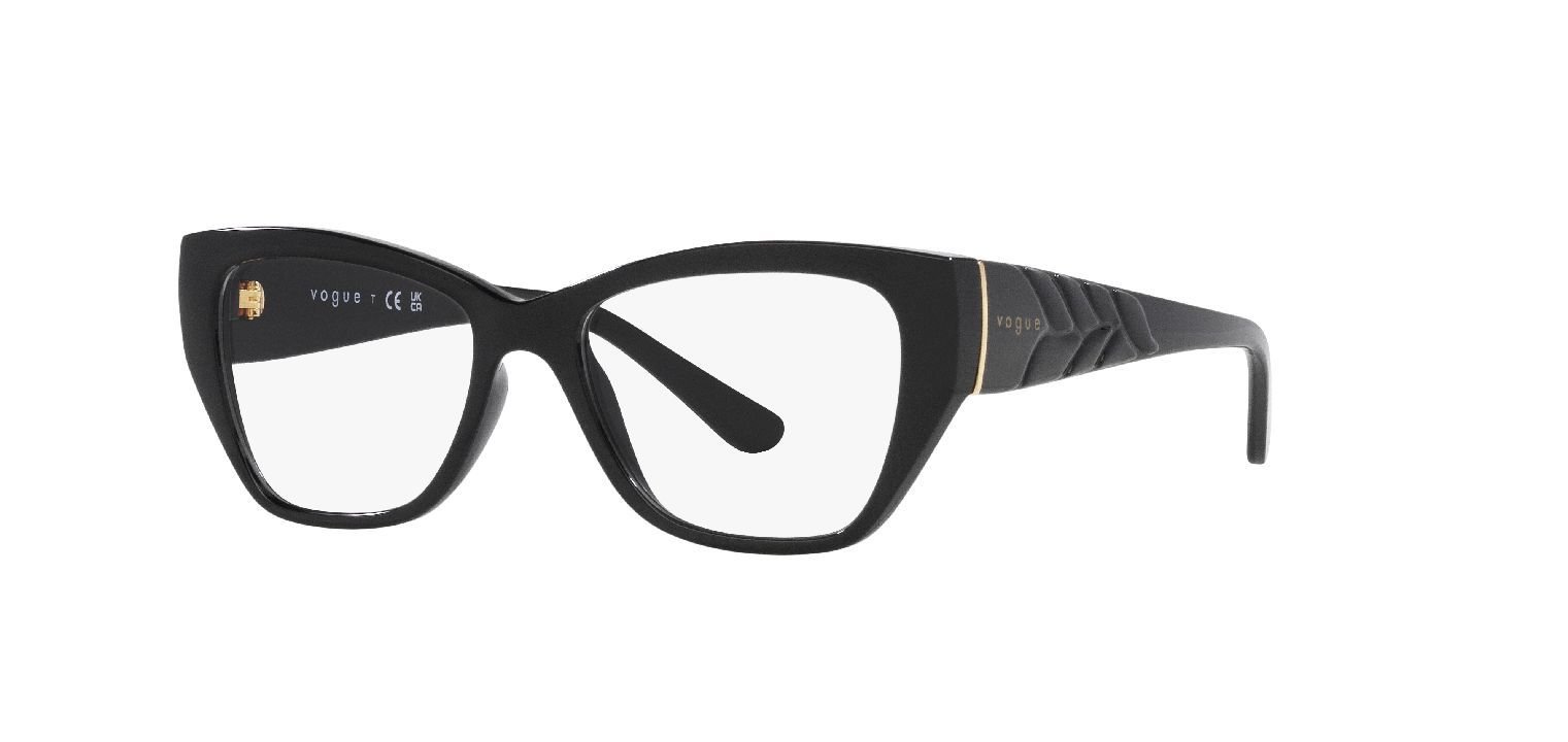 Lunettes de vue Femme Vogue 0VO5483 Papillon Noir