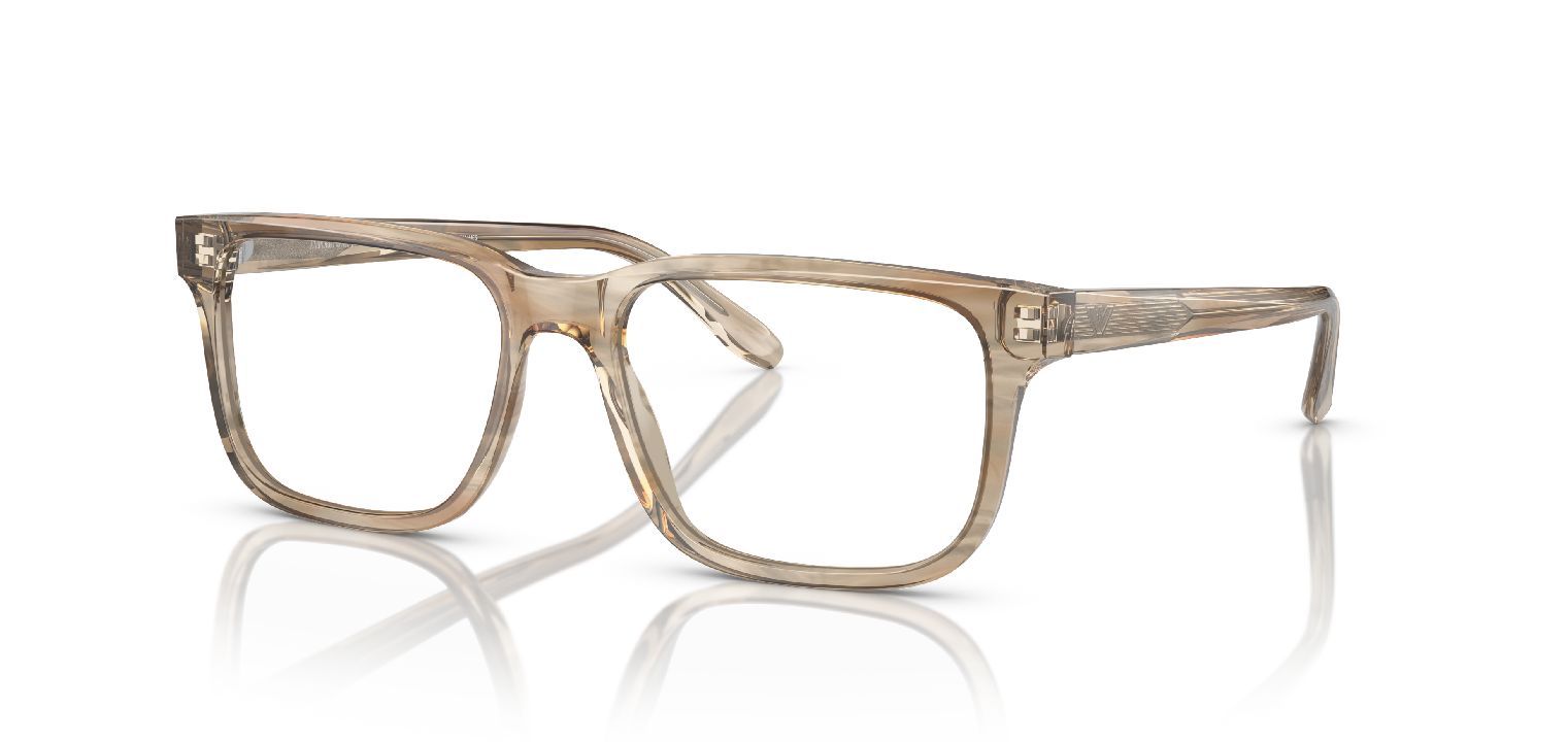 Lunettes de vue Homme Emporio Armani 0EA3218 Rectangle Marron