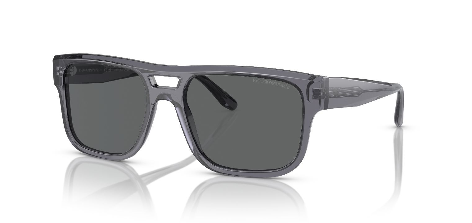 Occhiali da sole Uomo Emporio Armani 0EA4197 Quadrata Grigio