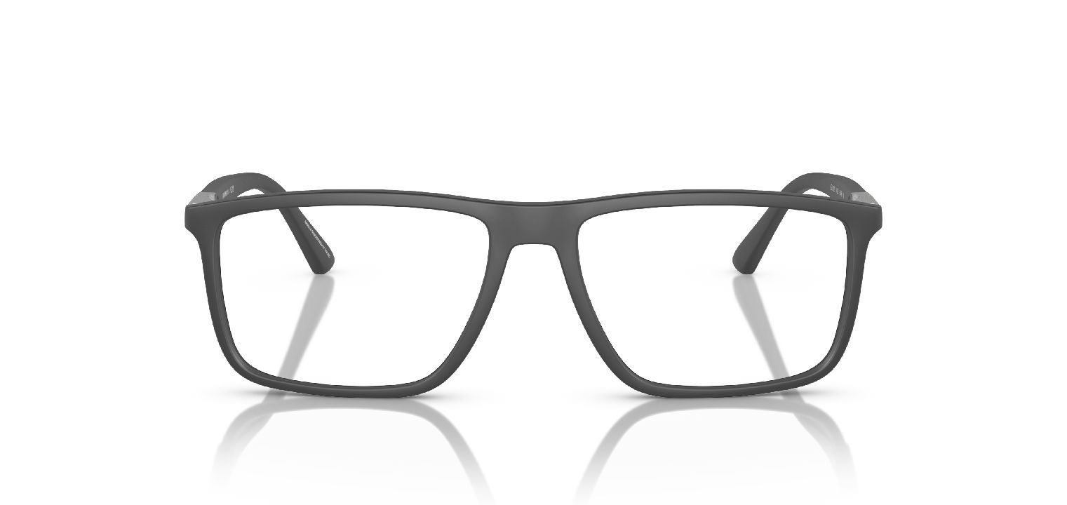 Lunettes de vue Emporio Armani Rectangle 0EA3221 Gris pour Homme