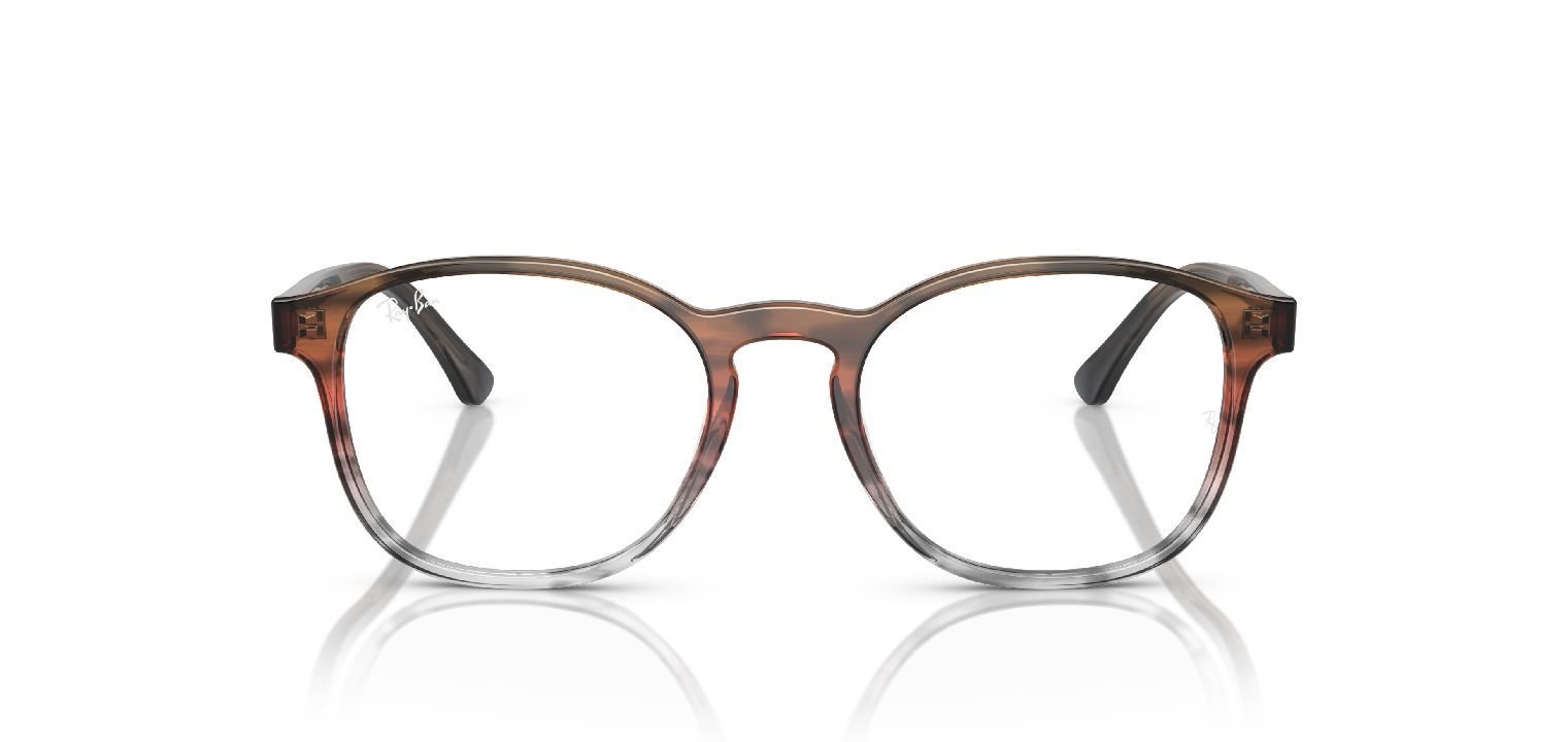 Ray-Ban Oval Brillen 0RX5417 Braun für Damen/Herren