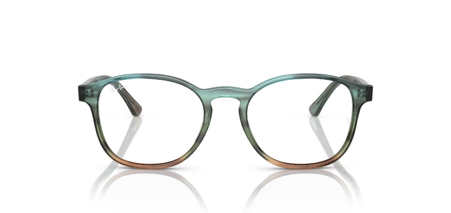 Ray-Ban Oval Brillen 0RX5417 Blau für Damen/Herren