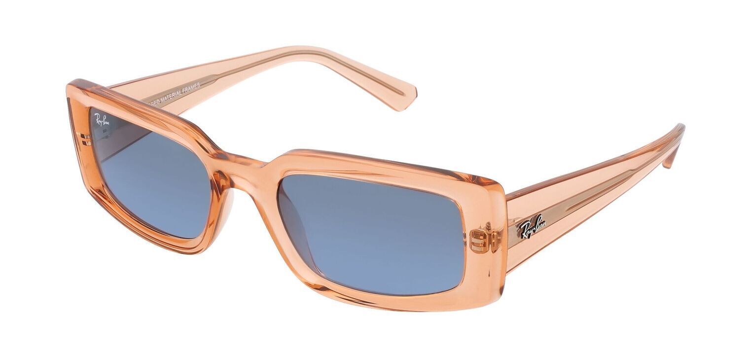 Ray-Ban Rechteckig Sonnenbrillen 0RB4395 Orange für Damen/Herren