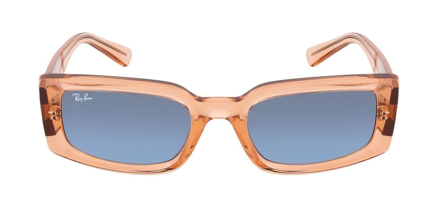 Ray-Ban Rechteckig Sonnenbrillen 0RB4395 Orange für Damen/Herren