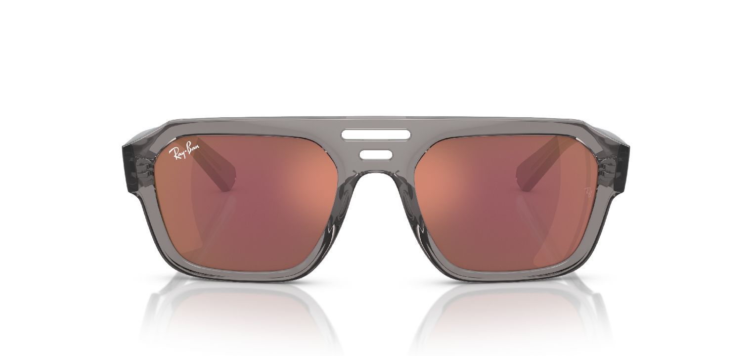Occhiali da sole Ray-Ban Rettangolari 0RB4397 Grigio da Uomo-Donna