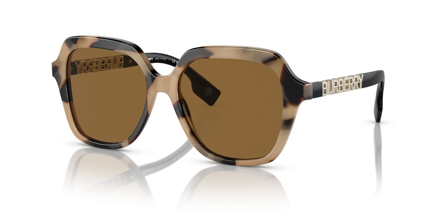 Burberry Quadratisch Sonnenbrillen 0BE4389 Beige für Damen