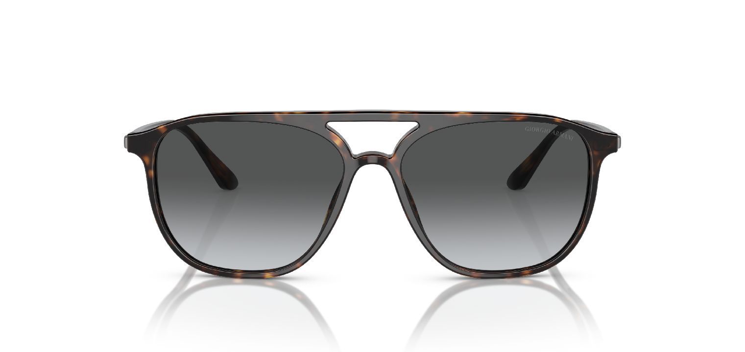 Lunettes de soleil Giorgio Armani Aviator 0AR8179 Ecaille pour Homme