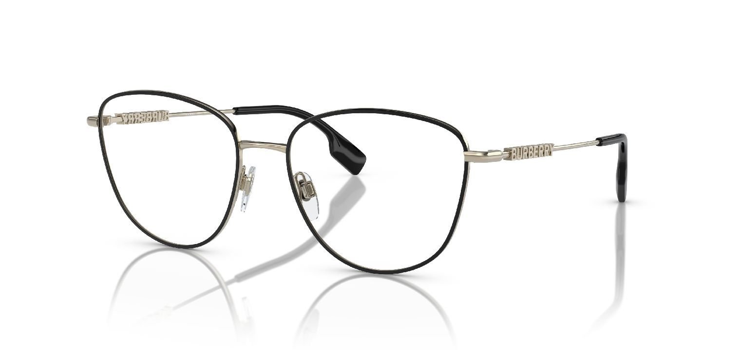 Lunettes de vue Burberry Papillon 0BE1376 Noir pour Femme