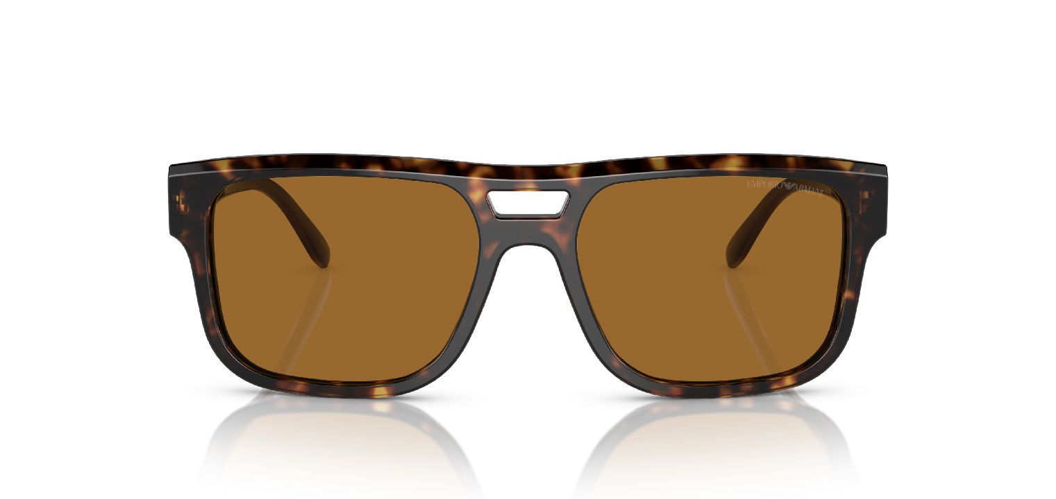 Occhiali da sole Emporio Armani Rettangolari 0EA4197 Tartarugato da Uomo