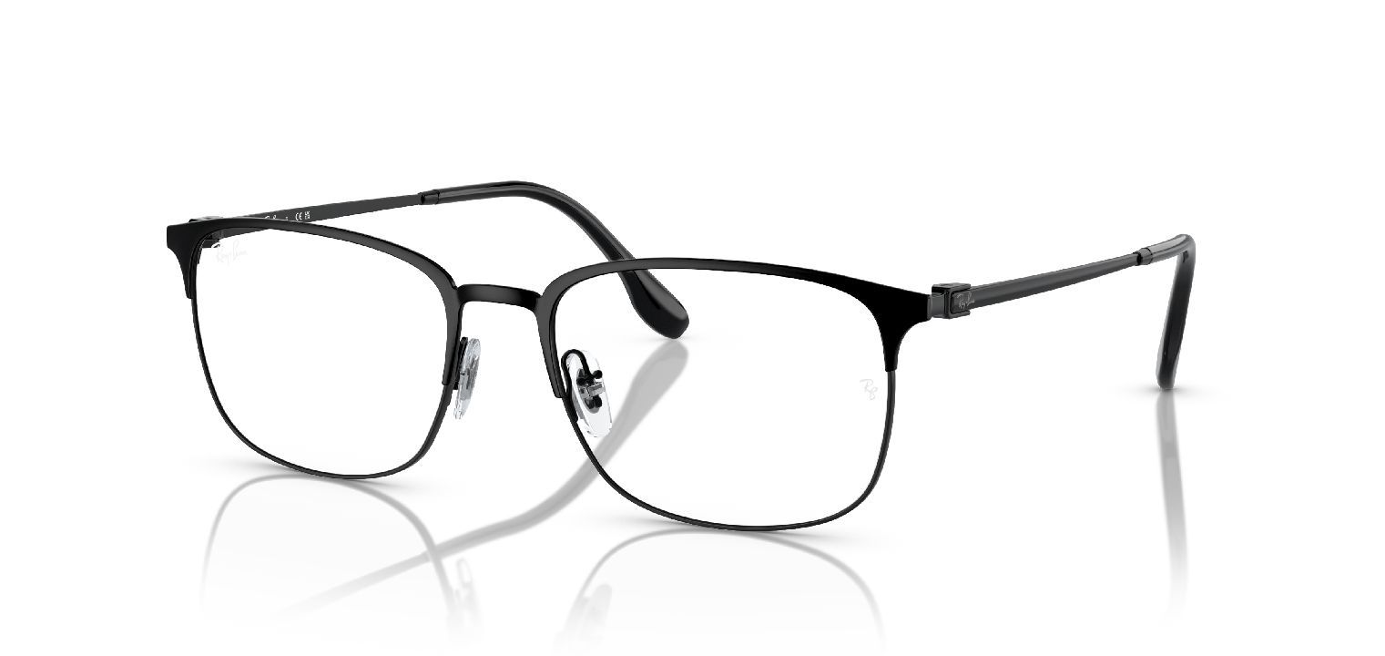 Ray-Ban Rechteckig Brillen 0RX6494 Schwarz für Damen/Herren