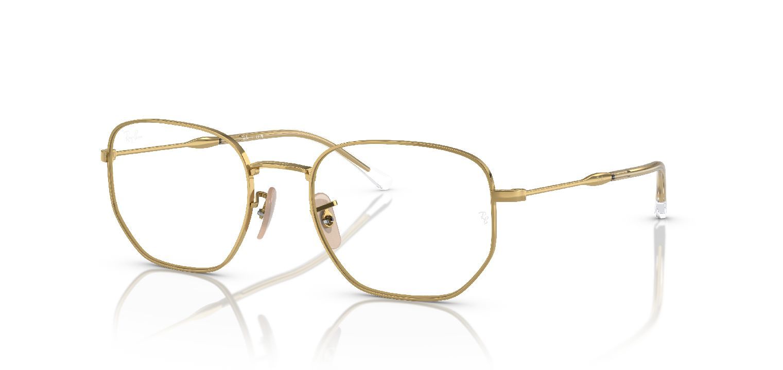 Lunettes de vue Homme-Femme Ray-Ban 0RX6496 Carré Doré