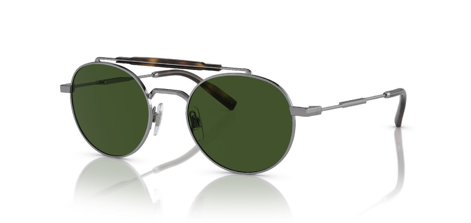 Lunettes de soleil Dolce Gabbana Ronde 0DG2295 Gris pour Homme McOptic