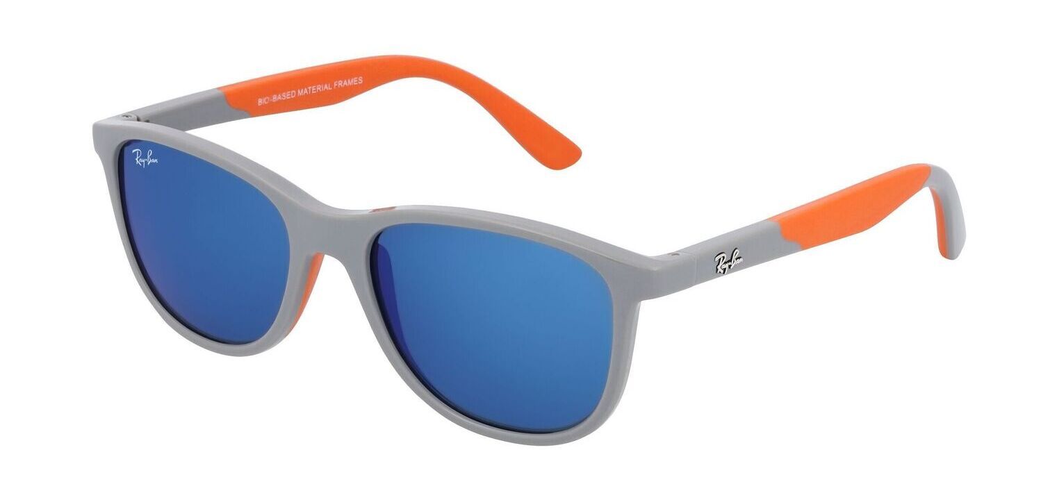 Ray-Ban Sonnenbrillen Kinder 0RJ9077S Quadratisch Grau