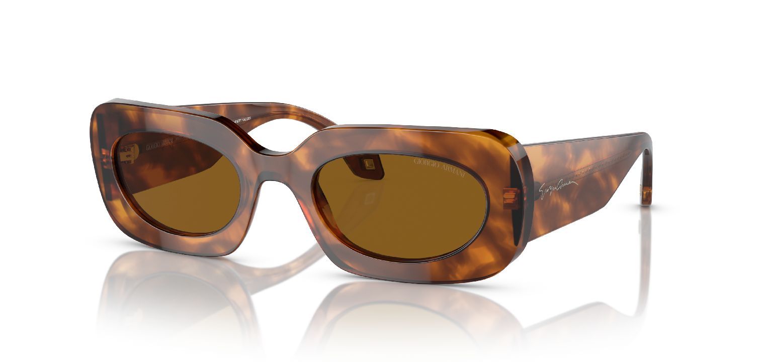 Giorgio Armani Rechteckig Sonnenbrillen 0AR8182 Rot für Damen