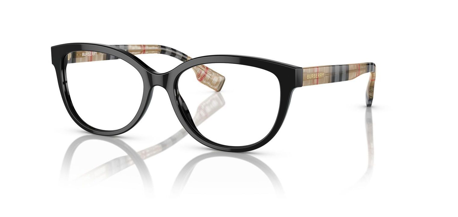 Burberry Rechteckig Brillen 0BE2357 Schwarz für Damen