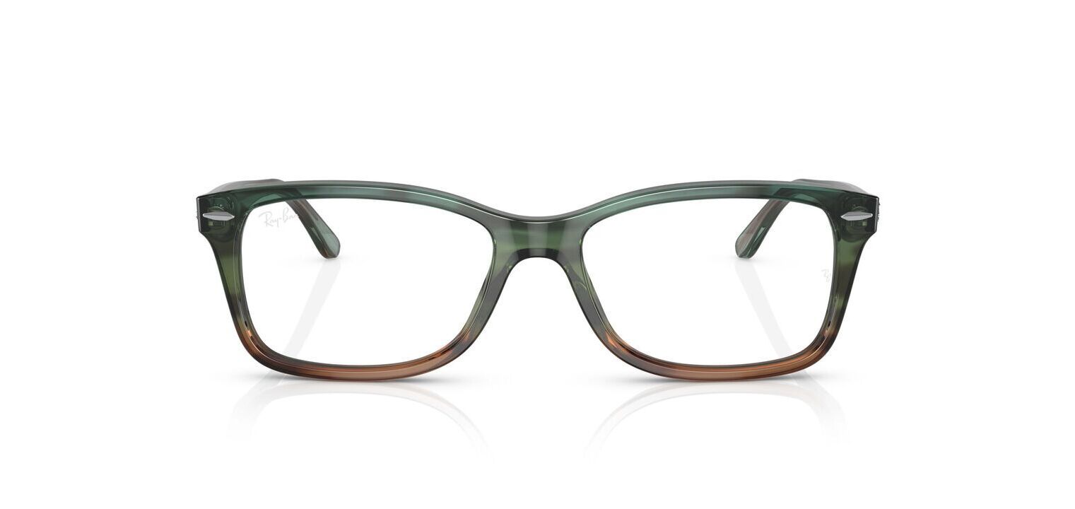 Ray-Ban Rechteckig Brillen 0RX5428 Blau für Damen/Herren