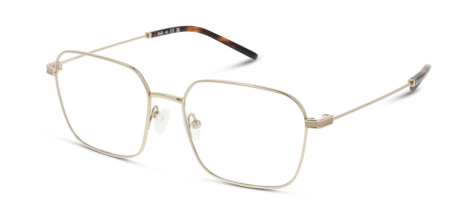 DbyD Rechteckig Brillen 0DB1135T Gold für Herren