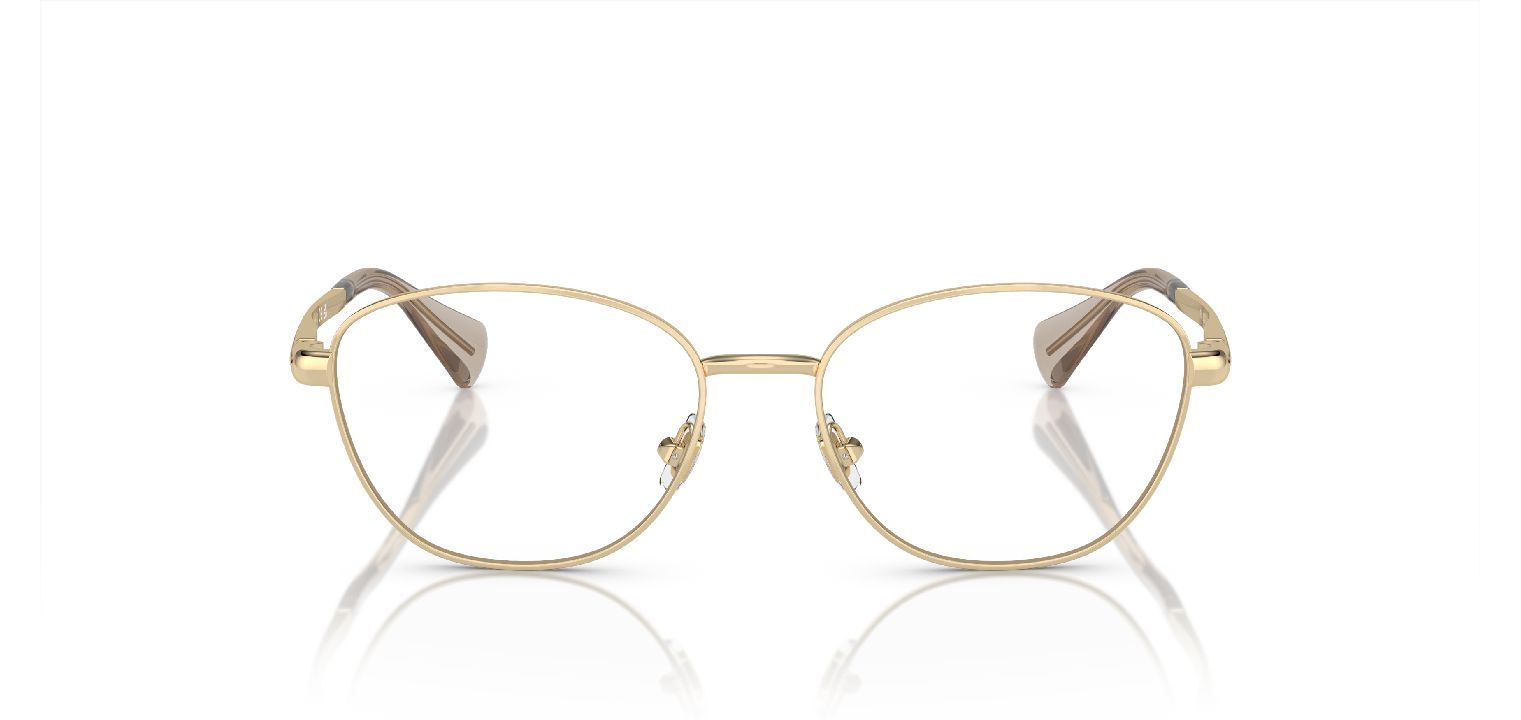 Lunettes de vue Femme Ralph 0RA6057 Ovale Doré