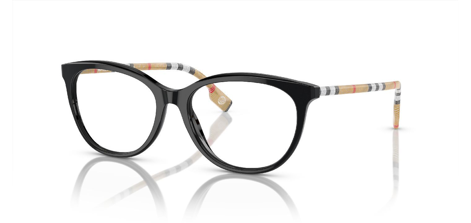 Burberry Oval Brillen 0BE2389 Schwarz für Damen