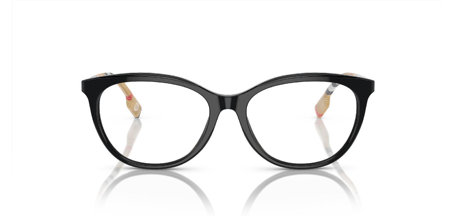 Burberry Oval Brillen 0BE2389 Schwarz für Damen