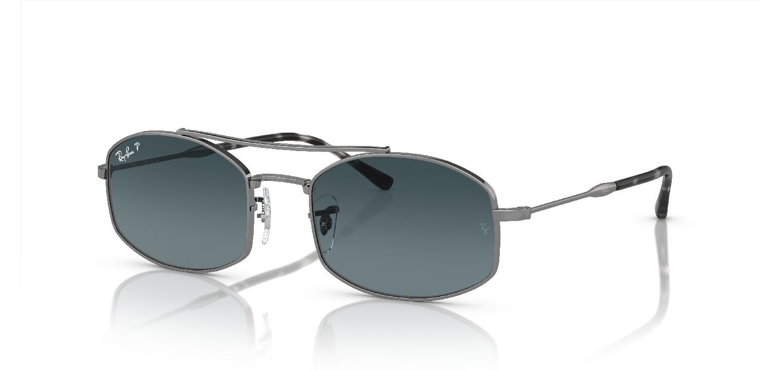 Occhiali da sole Uomo-Donna Ray-Ban 0RB3719 Ovale Grigio