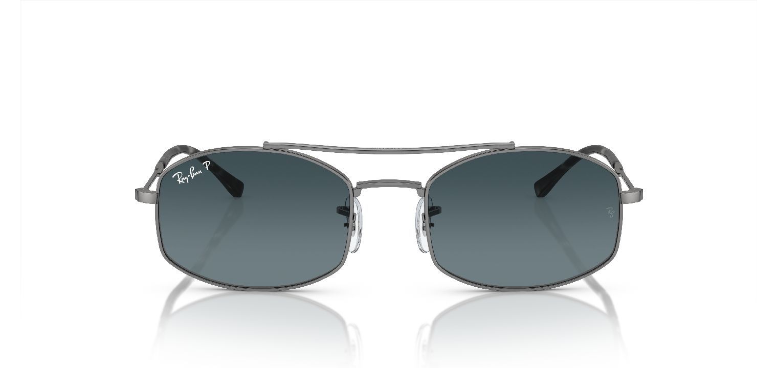 Occhiali da sole Uomo-Donna Ray-Ban 0RB3719 Ovale Grigio