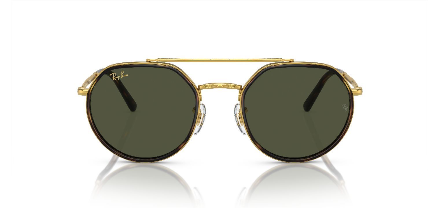 Occhiali da sole Uomo-Donna Ray-Ban 0RB3765 Rotonda Oro