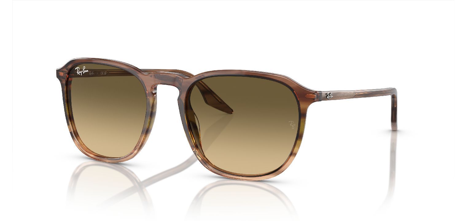 RAY-BAN: Lunettes de soleil homme - Marron