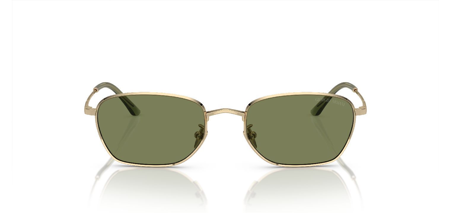 Lunettes de soleil Giorgio Armani Rectangle 0AR6151 Doré pour Femme