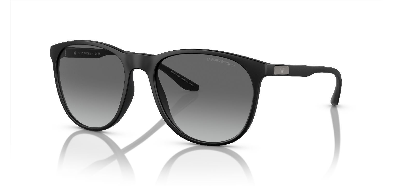 Lunettes de soleil Homme Emporio Armani 0EA4210 Ronde Noir