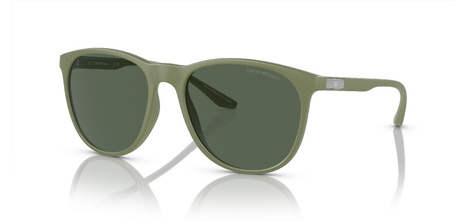 Occhiali da sole Uomo Emporio Armani 0EA4210 Rotonda Verde