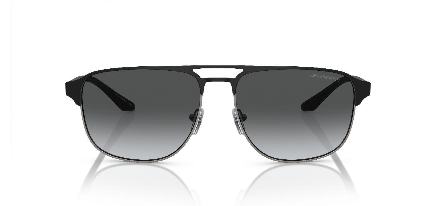 Lunettes de soleil Homme Emporio Armani 0EA2144 Pilot Noir