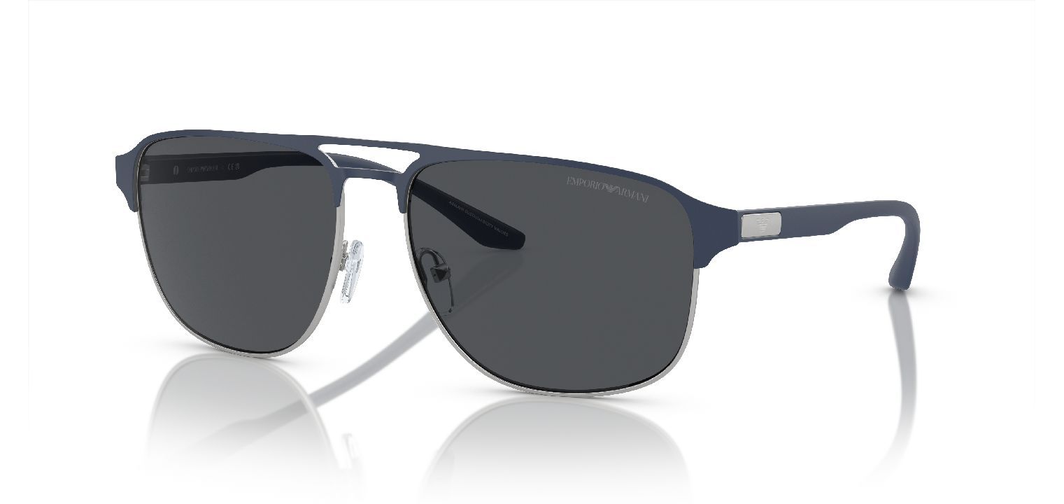 Emporio Armani Aviator Sonnenbrillen 0EA2144 Sillber für Herren
