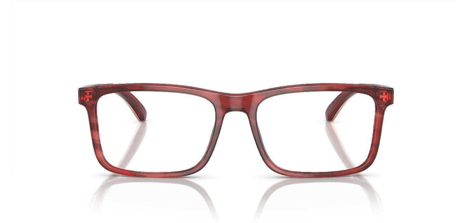 Emporio Armani Brillen Herren 0EA3227 Quadratisch Rot