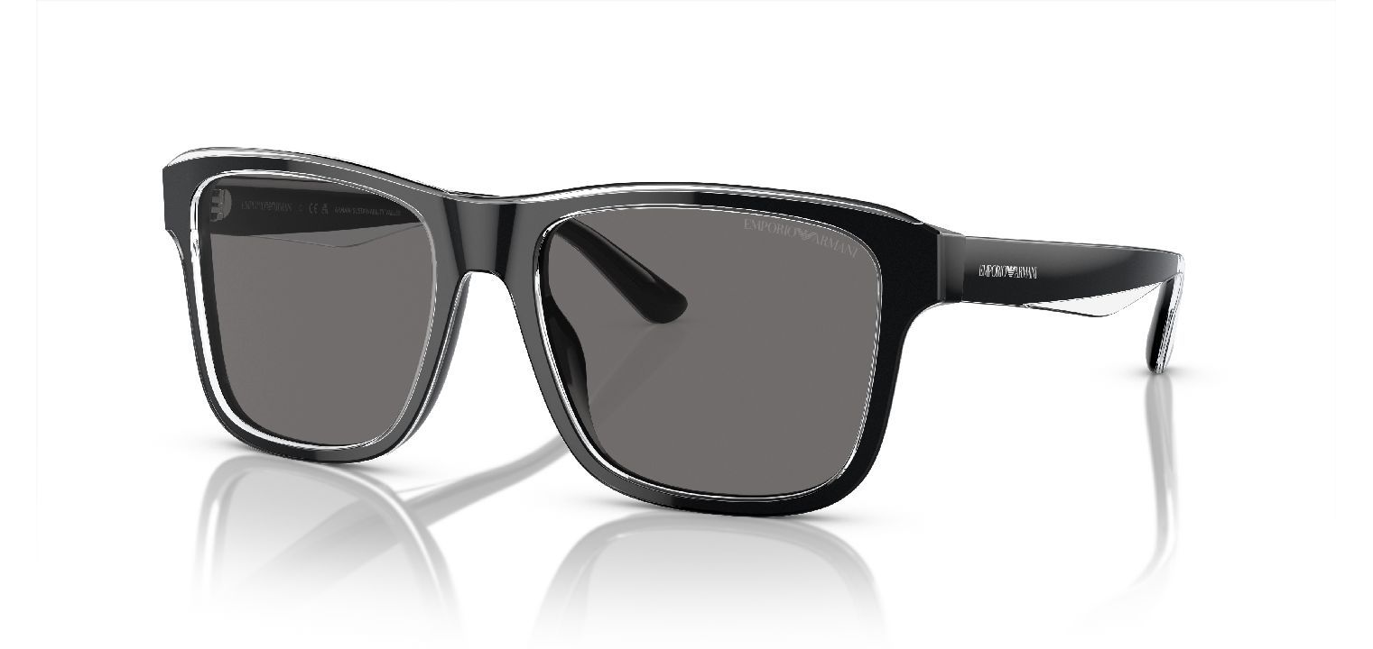 Emporio Armani Sonnenbrillen Herren 0EA4208 Quadratisch Schwarz