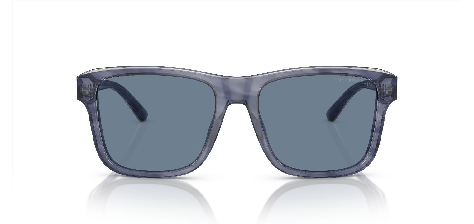 Emporio Armani Rechteckig Sonnenbrillen 0EA4208 Grau für Herren