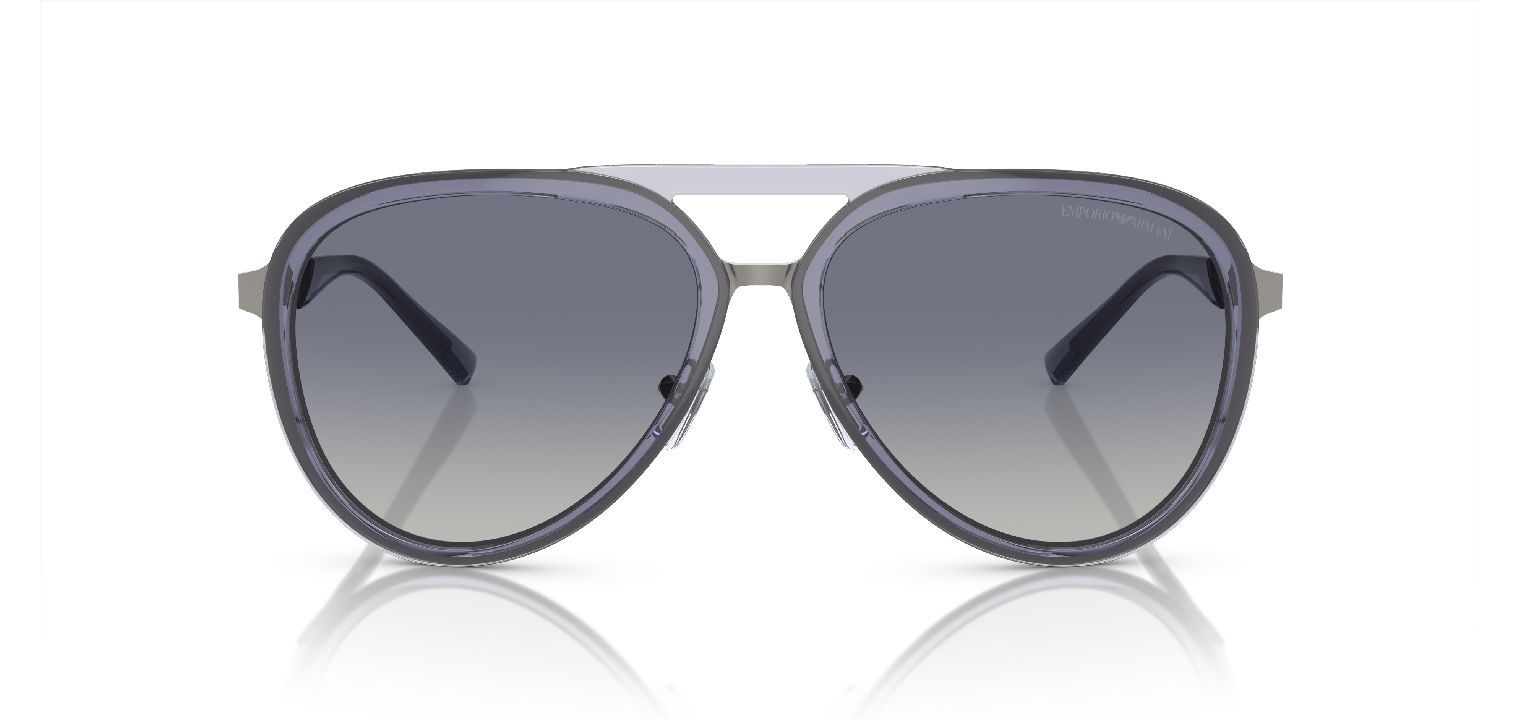 Lunettes de soleil Homme Emporio Armani 0EA2145 Pilot Bleu