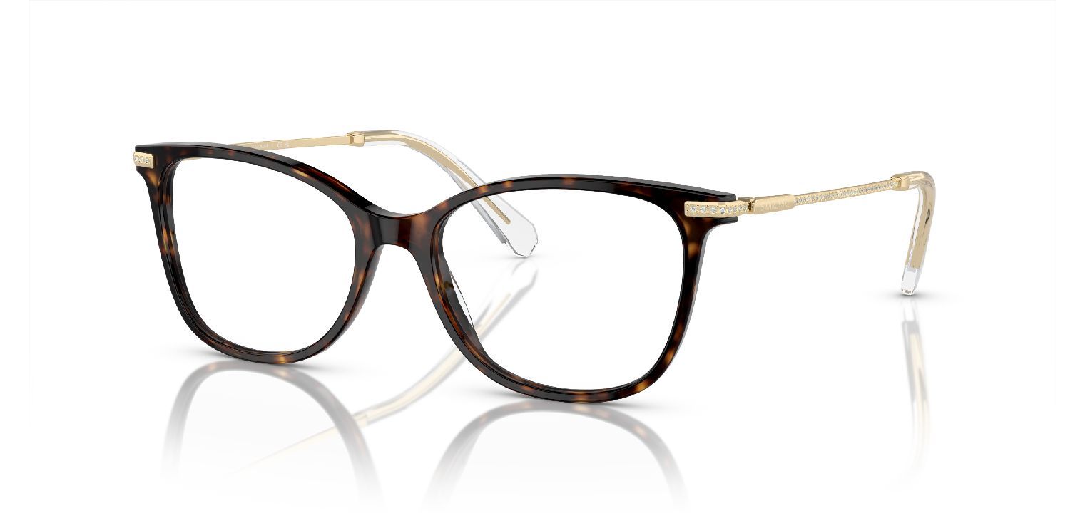 Lunettes de vue Femme Swarovski 0SK2010 Carré Ecaille